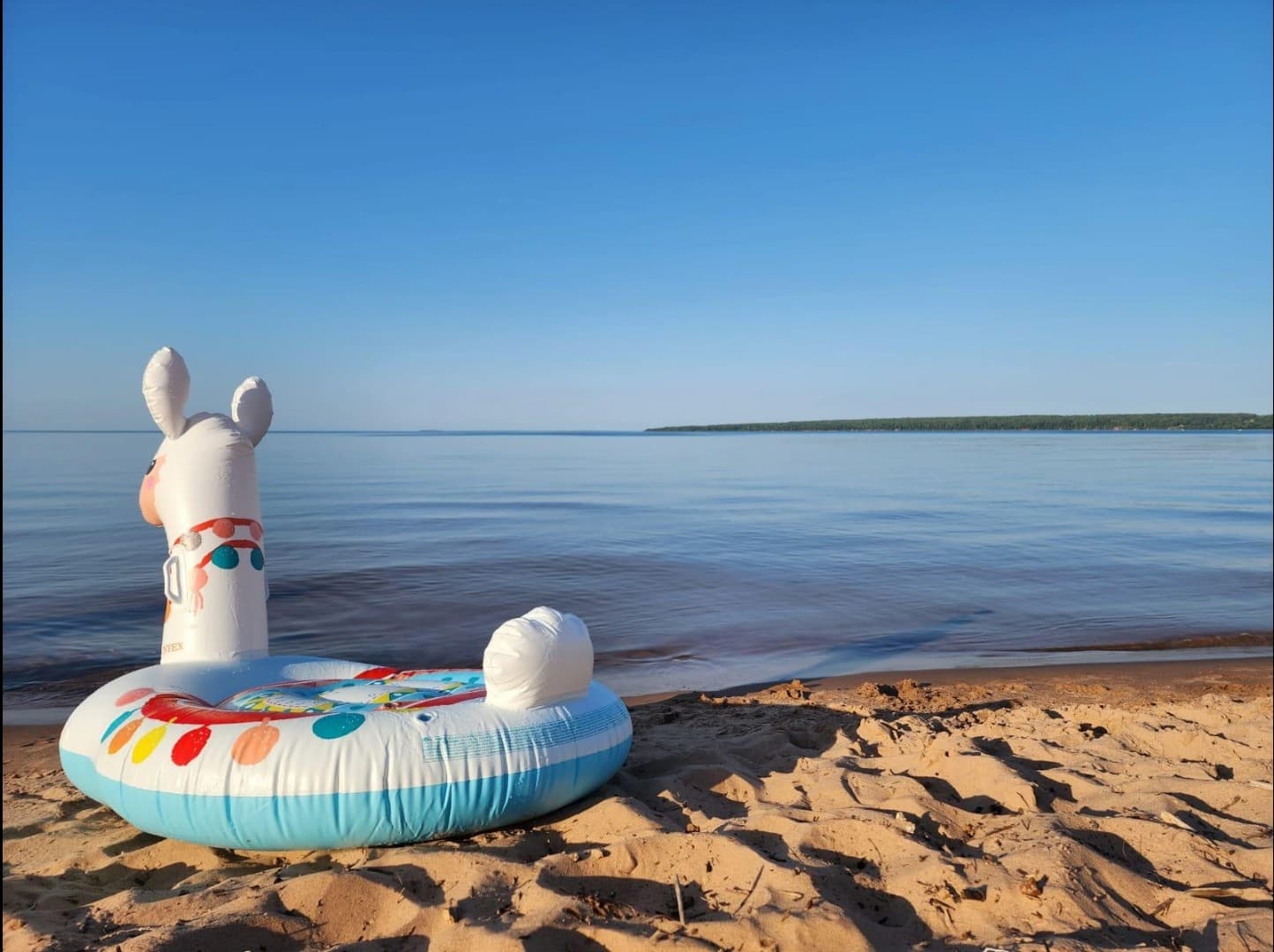 Sandy Lake Superior beach on Siskiwit Bay at Lost Creek Rd, Herbster, WI